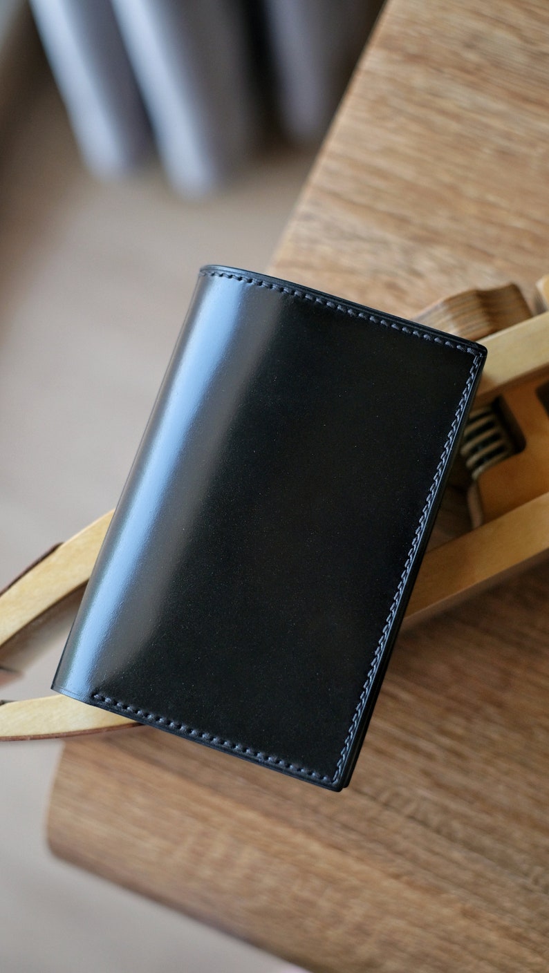 Shell Cordovan Vertical Wallet - Image 3