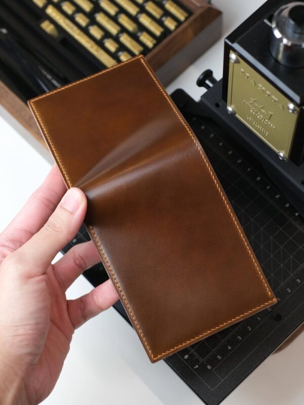 Shell Cordovan Mix Alran Chevre Bifold Wallet