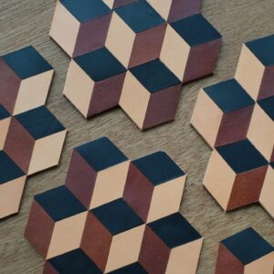 Heksa Buttero Coaster (3pcs)