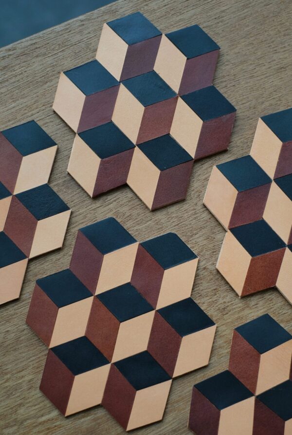 Heksa Buttero Coaster (3pcs)