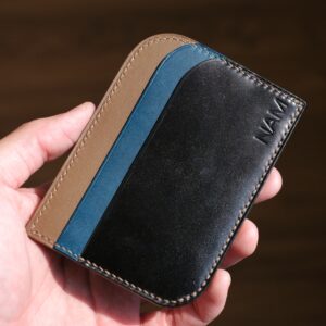 Shell Cordovan Mix Buttero Two-Way Card Holder - Image 4