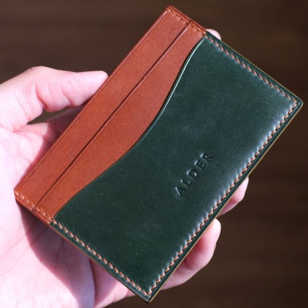 Shell Cordovan Mix Buttero Card Holder