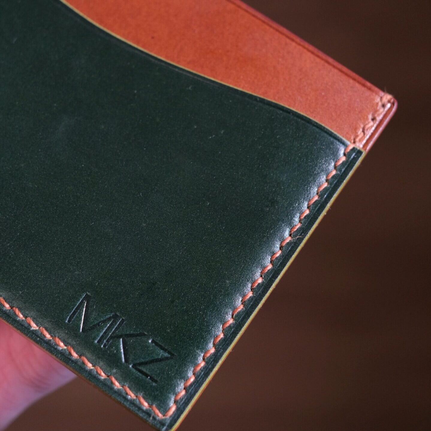 Shell Cordovan Mix Buttero Card Holder - Image 2