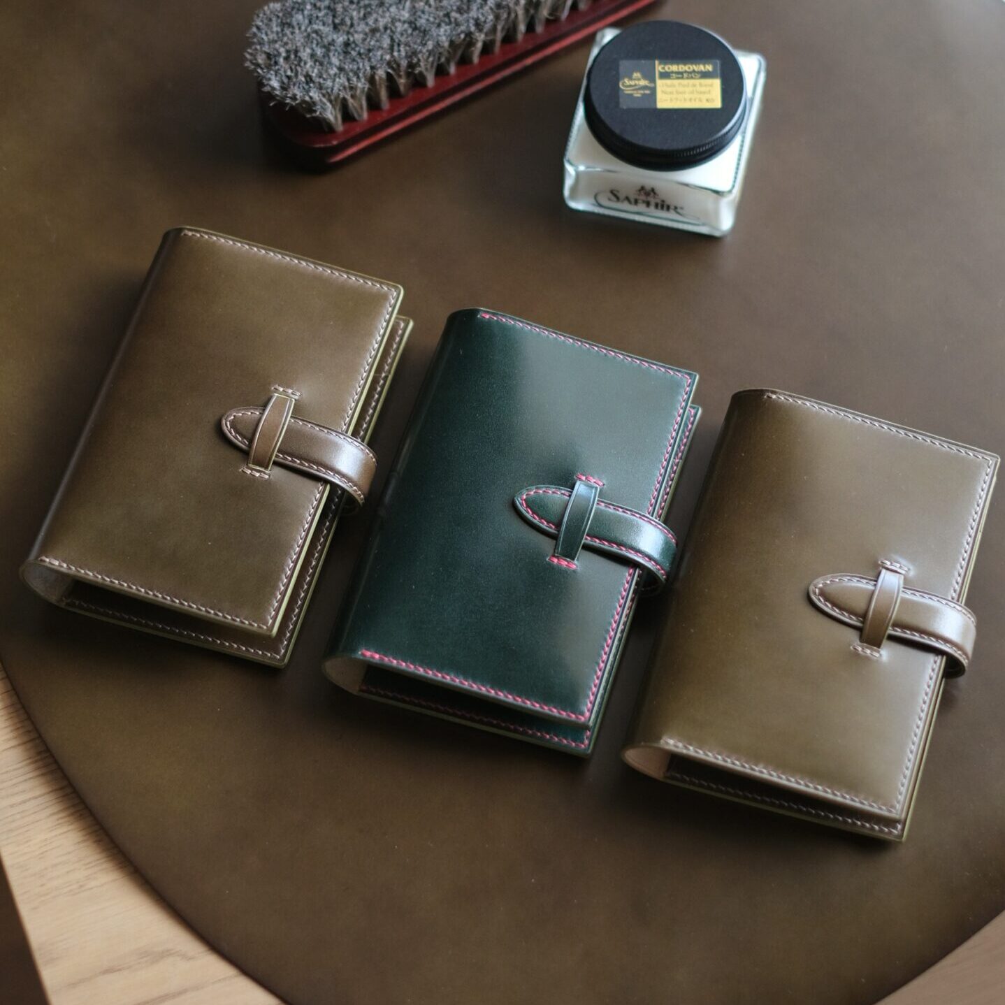 Shell Cordovan Passport Holder - Image 1