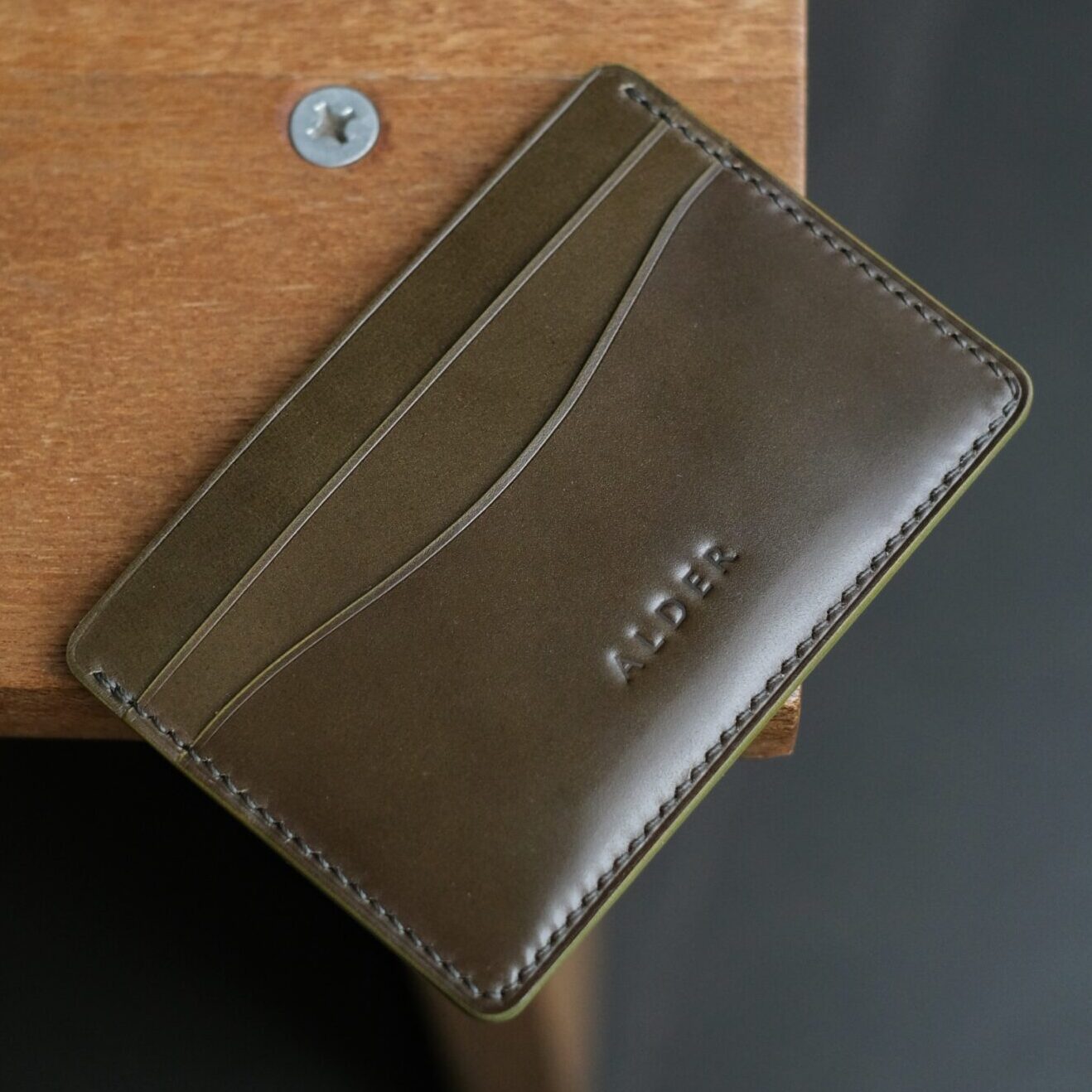 Shell Cordovan Card Holder - Image 3