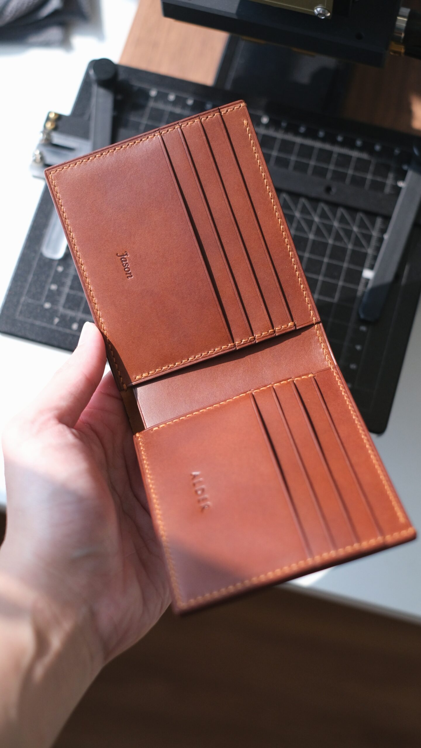 Full Lining Buttero Bifold Wallet - Image 2