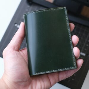 Shell Cordovan Mix Buttero Vertical Wallet - Image 3