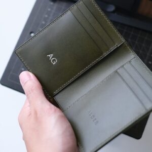 Shell Cordovan Mix Buttero Vertical Wallet - Image 2