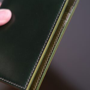 Shell Cordovan Mix Buttero Vertical Wallet - Image 5