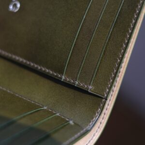 Shell Cordovan Mix Buttero Vertical Wallet - Image 4