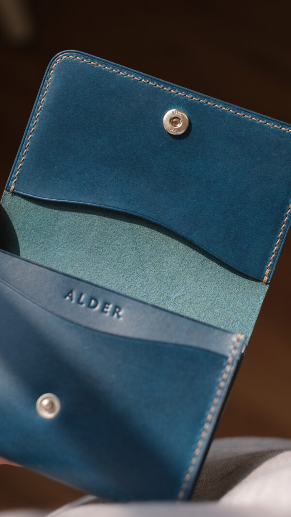 Shell Cordovan Mix Buttero Business Card Holder