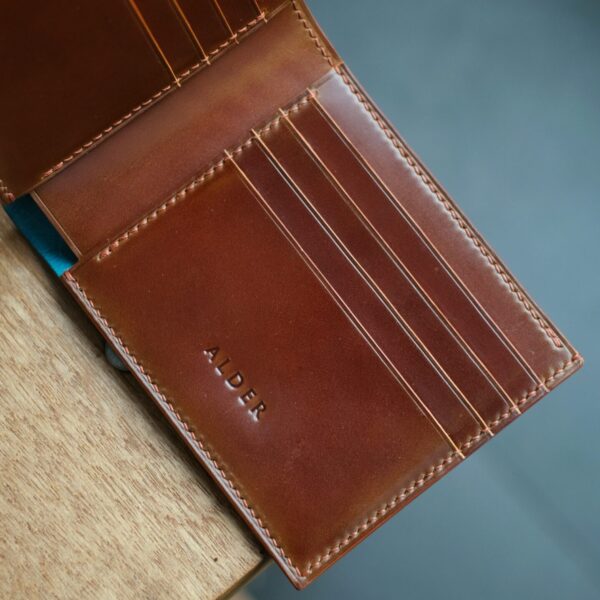 Two-Tone Shell Cordovan Bifold Wallet