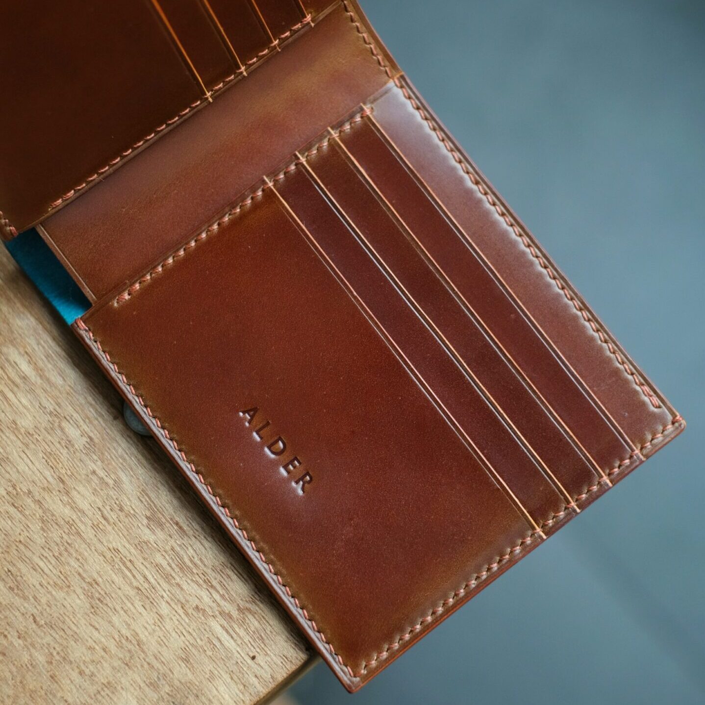 Two-Tone Shell Cordovan Bifold Wallet - Image 4