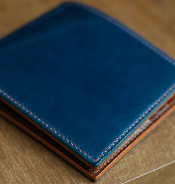 Two-Tone Shell Cordovan Bifold Wallet