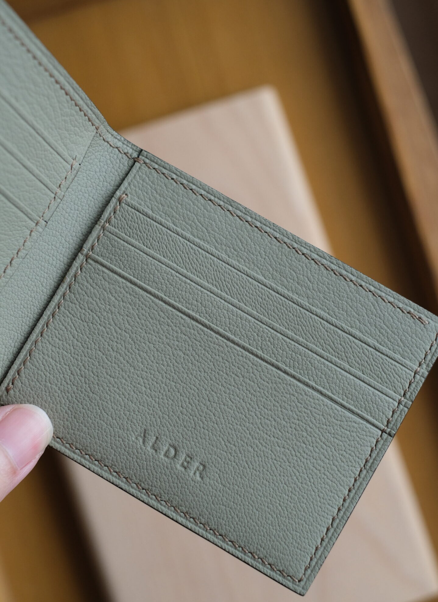 Alran Chevre Mix Buttero Bifold Wallet - Image 5