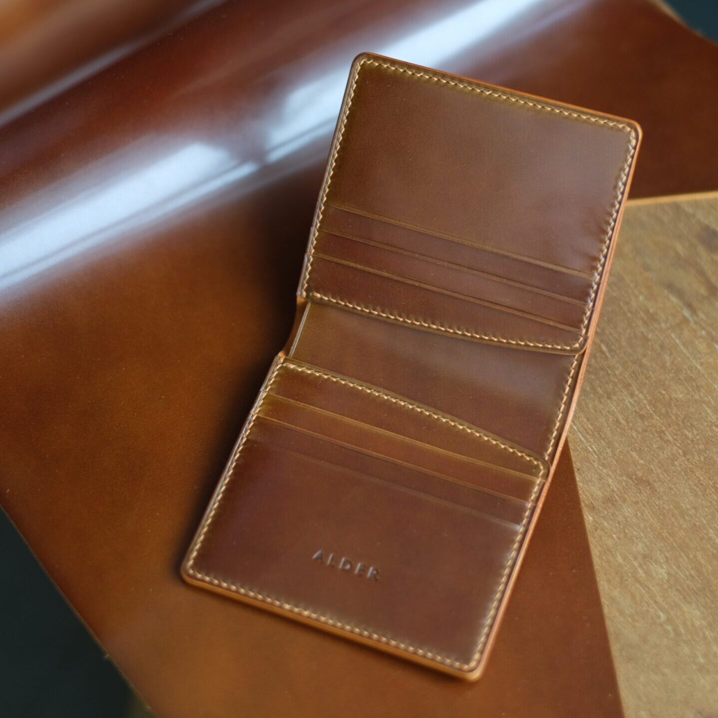 Shell Cordovan Short Wallet - Image 4