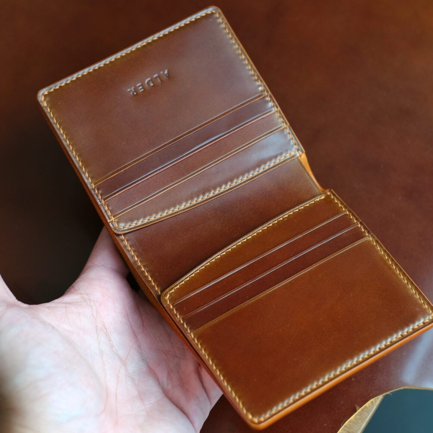 Shell Cordovan Short Wallet - Image 1