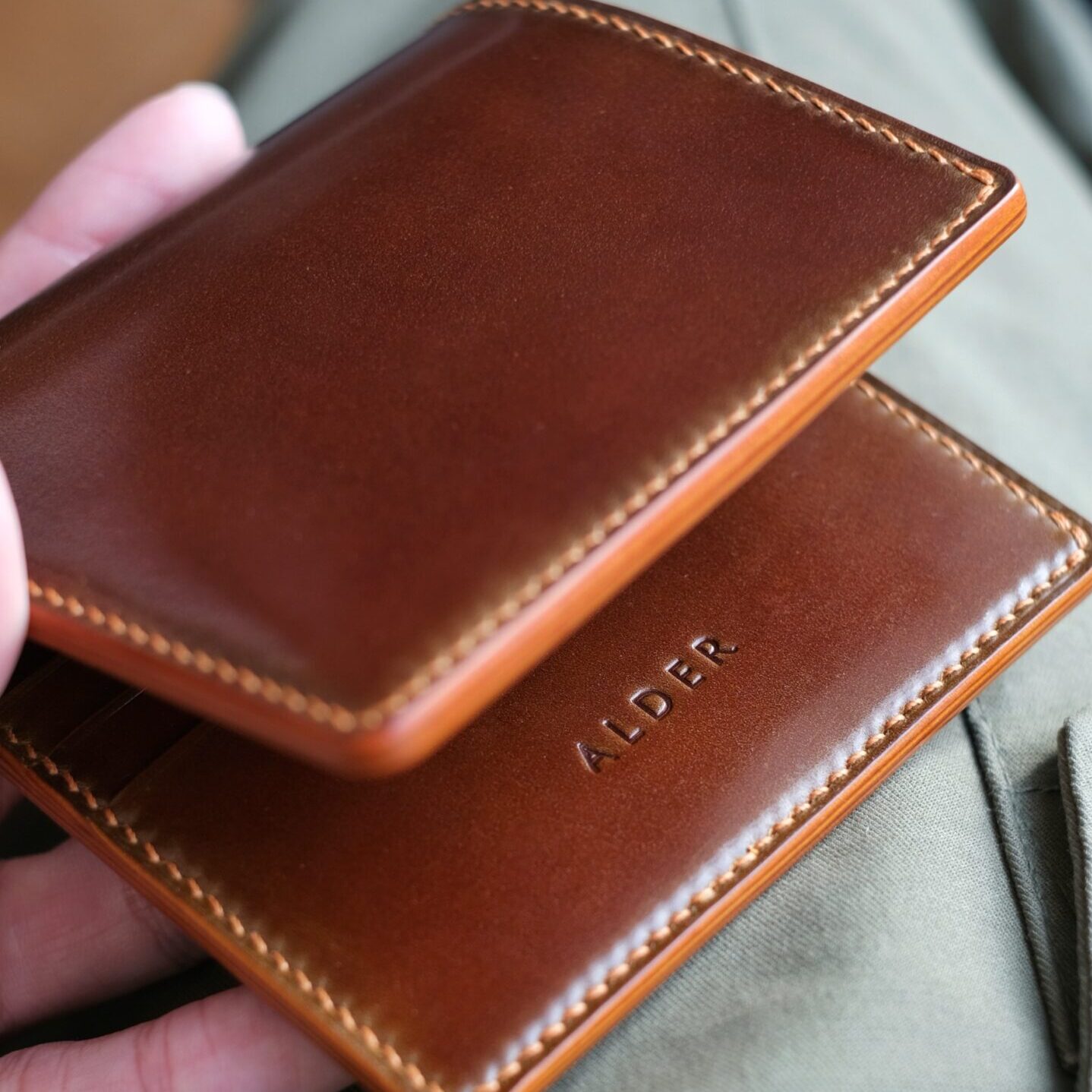 Shell Cordovan Short Wallet - Image 3