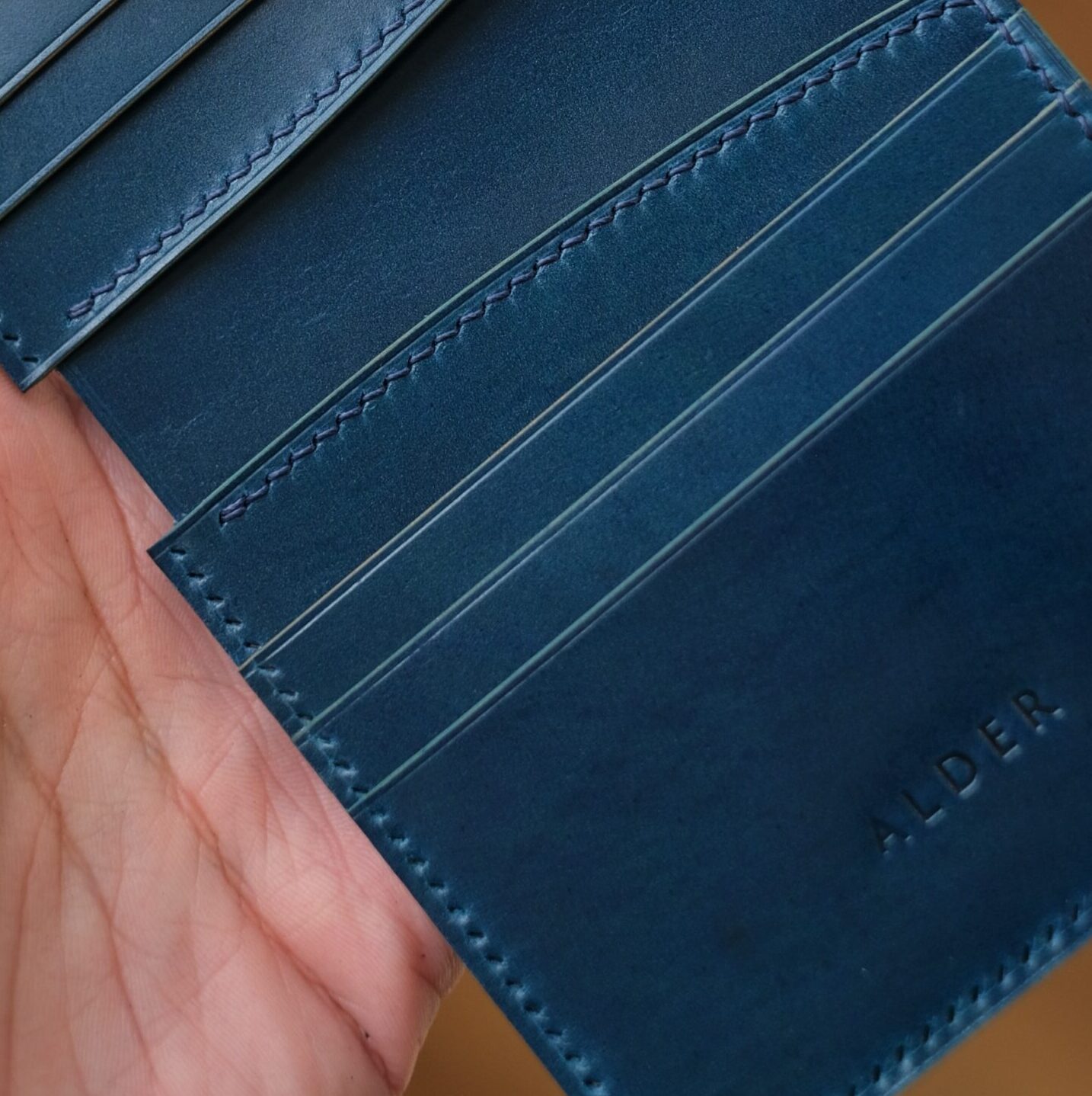 Two-Tone Shell Cordovan Short Wallet - Image 4