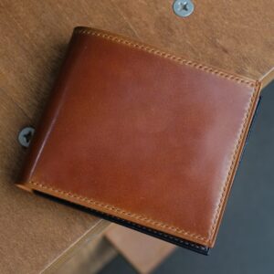 Shell Cordovan Mix Buttero Bifold Wallet - Image 3