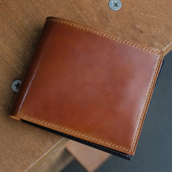 Shell Cordovan Mix Buttero Bifold Wallet