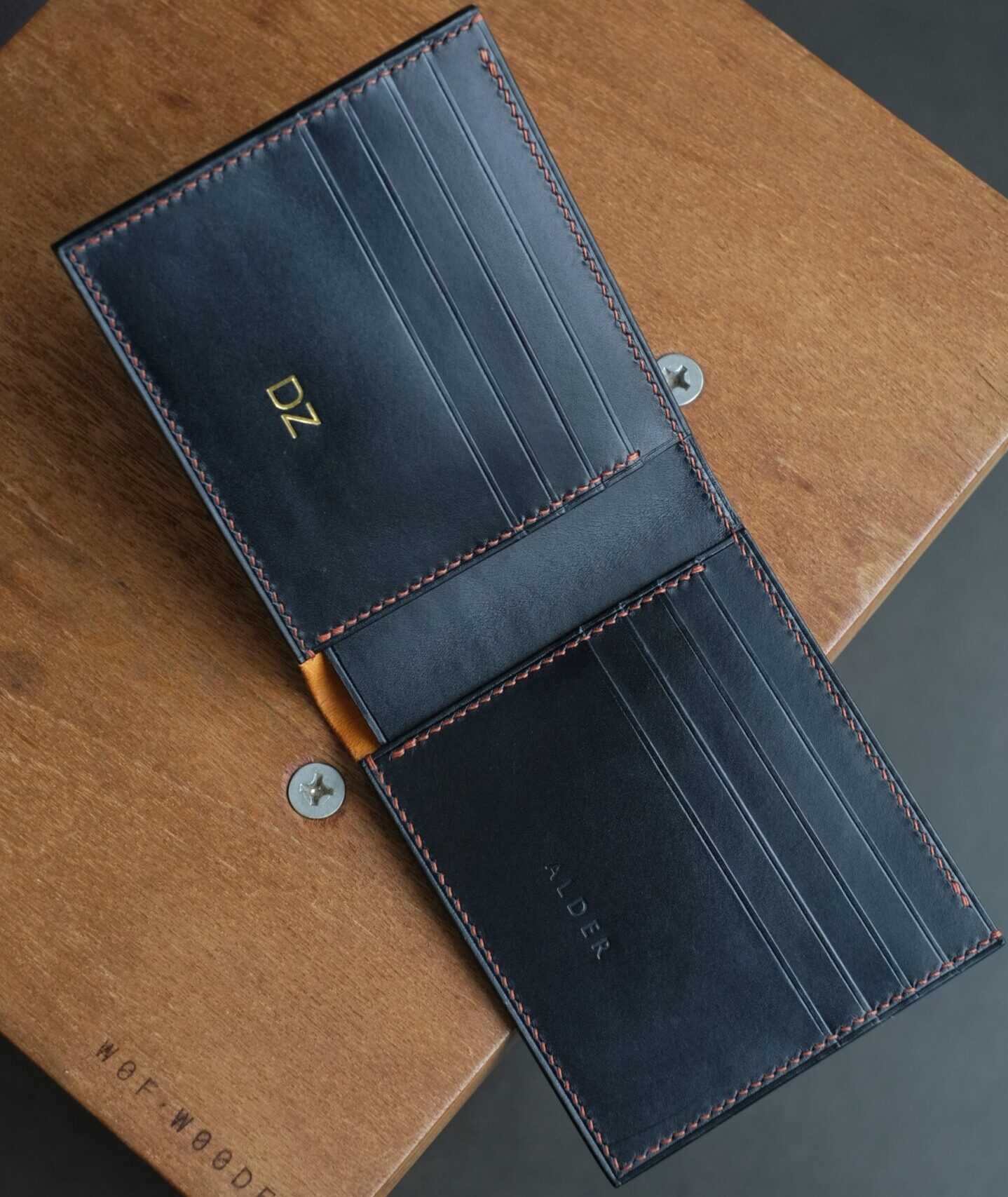 Shell Cordovan Mix Buttero Bifold Wallet - Image 2