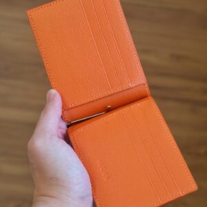 Shell Cordovan Mix Alran Chevre Money Clip Wallet - Image 7