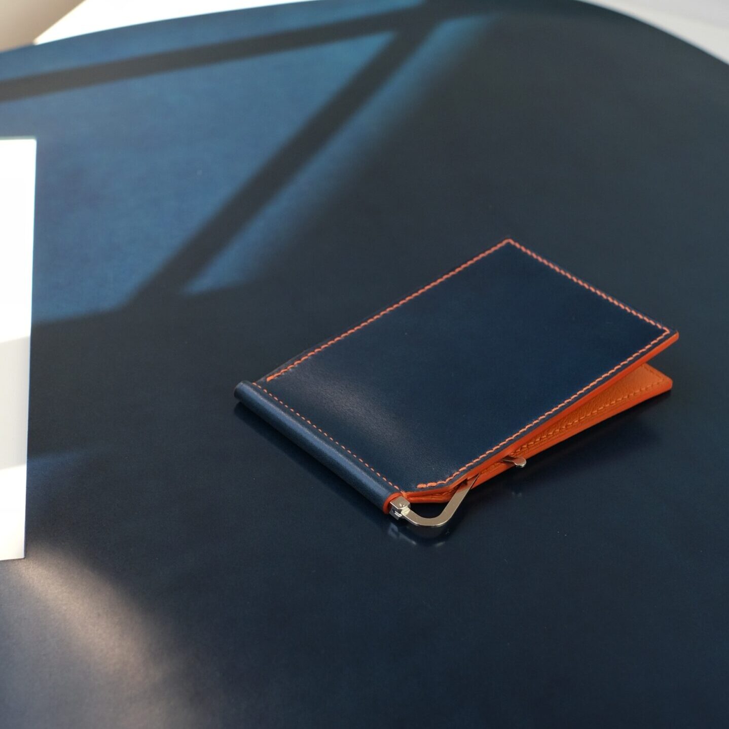 Shell Cordovan Mix Alran Chevre Money Clip Wallet - Image 2