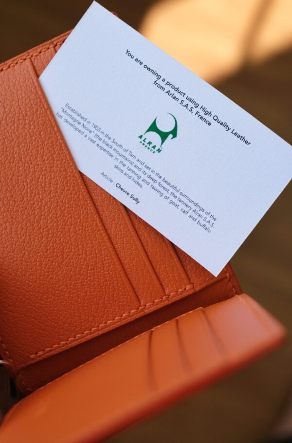 Shell Cordovan Mix Alran Chevre Money Clip Wallet