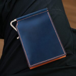 Shell Cordovan Mix Alran Chevre Money Clip Wallet - Image 4