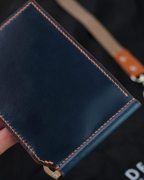 Shell Cordovan Mix Alran Chevre Money Clip Wallet