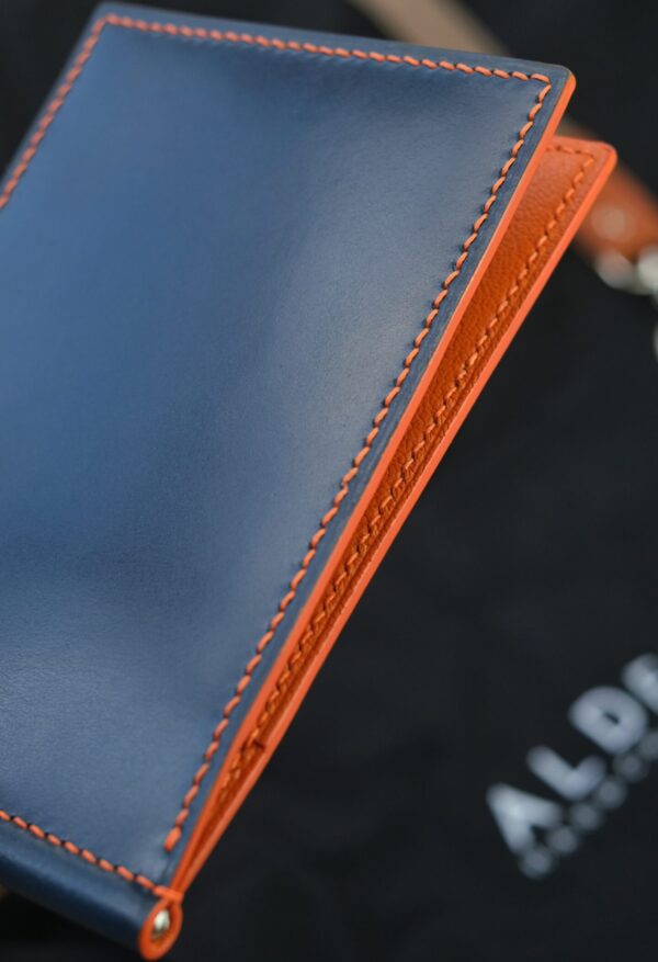 Shell Cordovan Mix Alran Chevre Money Clip Wallet